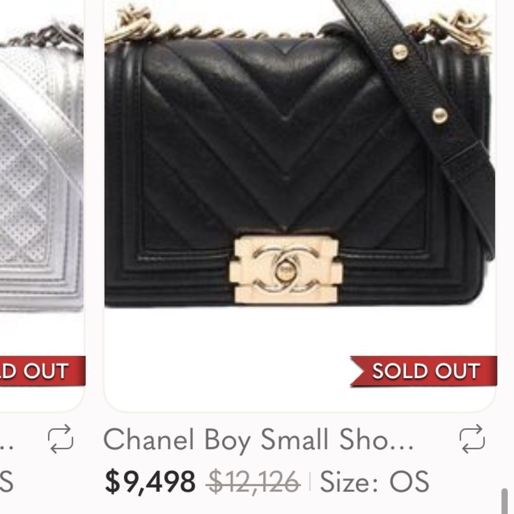 CHANEL CLASSIC small boy bag - Picture 17 of 17